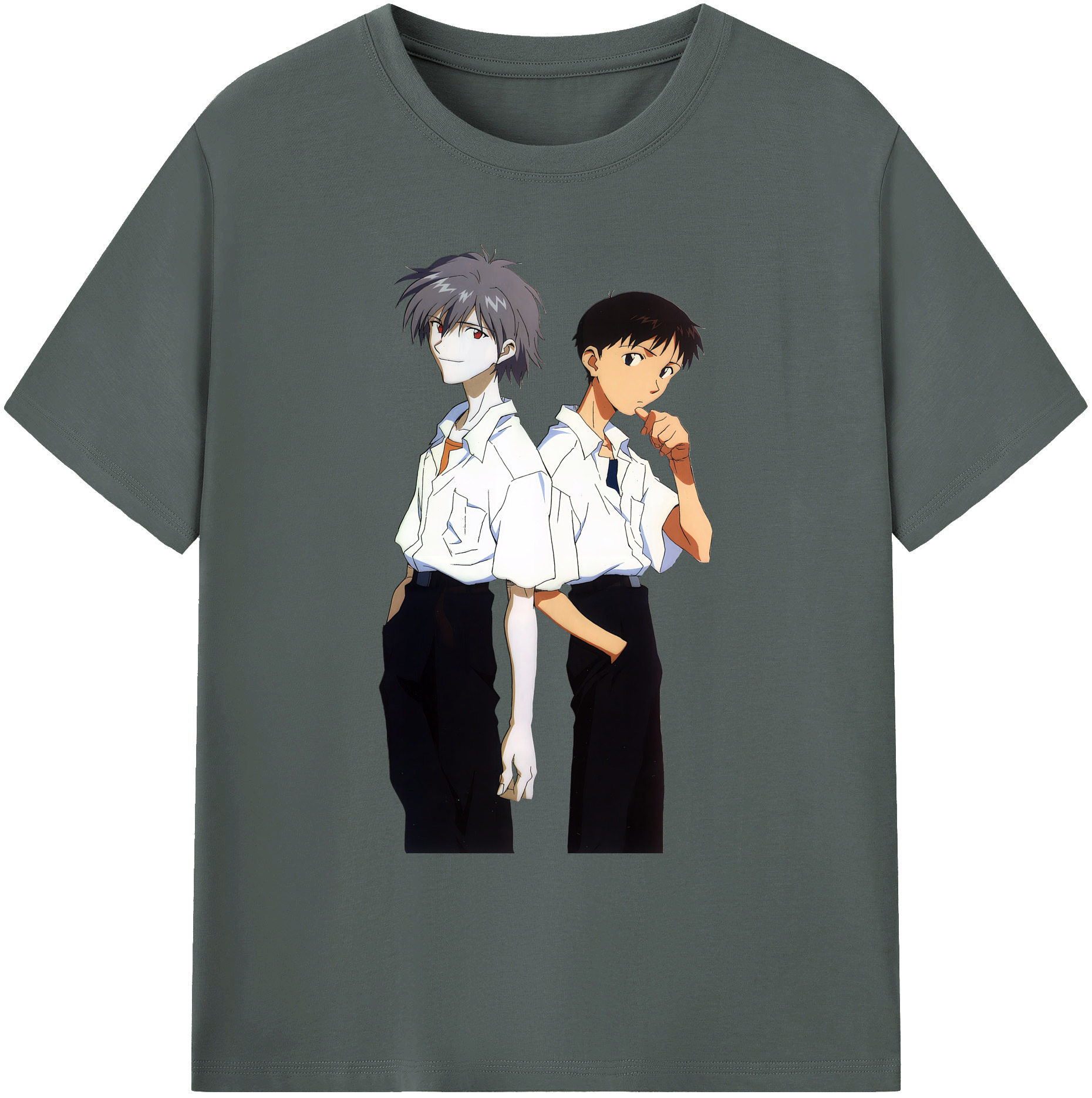 （画像用） EVA 新世紀エヴァンゲリオン 綿100％ メンズ半袖Tシャツ｜肌触りやわらか＆通気性